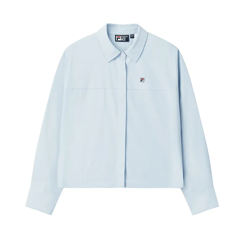 FILA Heritage Shirts Women's Alice Blue Lapel Moderate Other