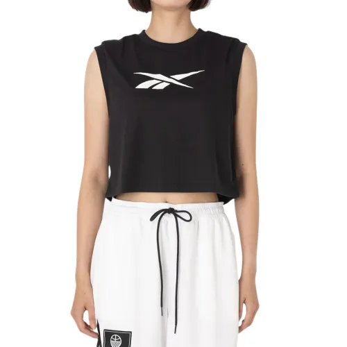 Reebok Sleeveless Sports Shirts Women's Black