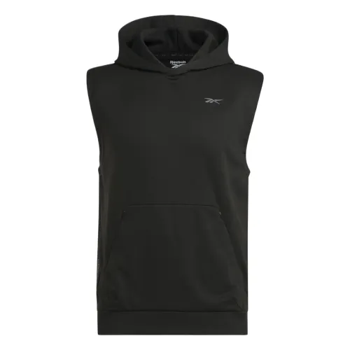 Reebok Sweatshirts Men's Black Hooded Moderate Regular