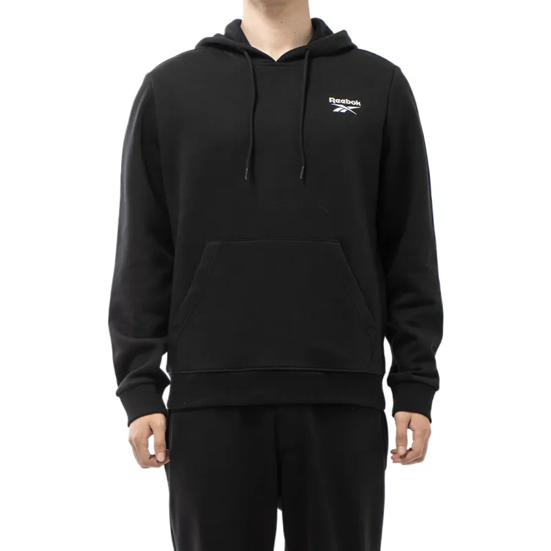 Reebok Sweatshirts Men's Black Hooded Moderate