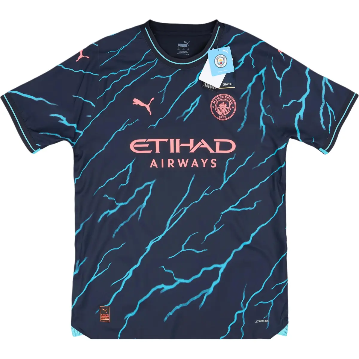 PUMA T-Shirts Men's Blue Crew Neck