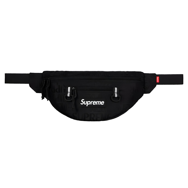 Сумка Supreme SS19 Week 0 Waist Bag Black (черная) — фото 2