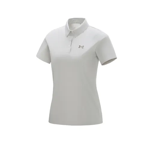 Under Armour Polo Shirt Women's Light Gray