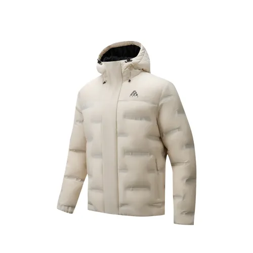 ANTA Down Jackets Men's Mud Gray 7 Hooded Moderate