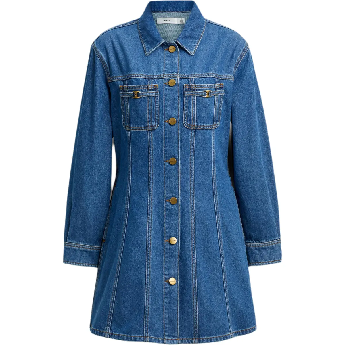 COACH FW25 Long Sleeved Dress Women's
