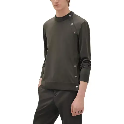HERMES Sweaters Men's Bronze Crew Neck Moderate Other