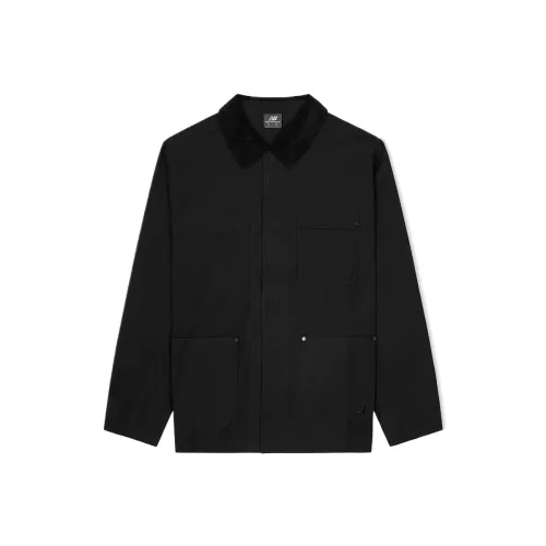 New Balance Jackets Men's Black Lapel Moderate Other