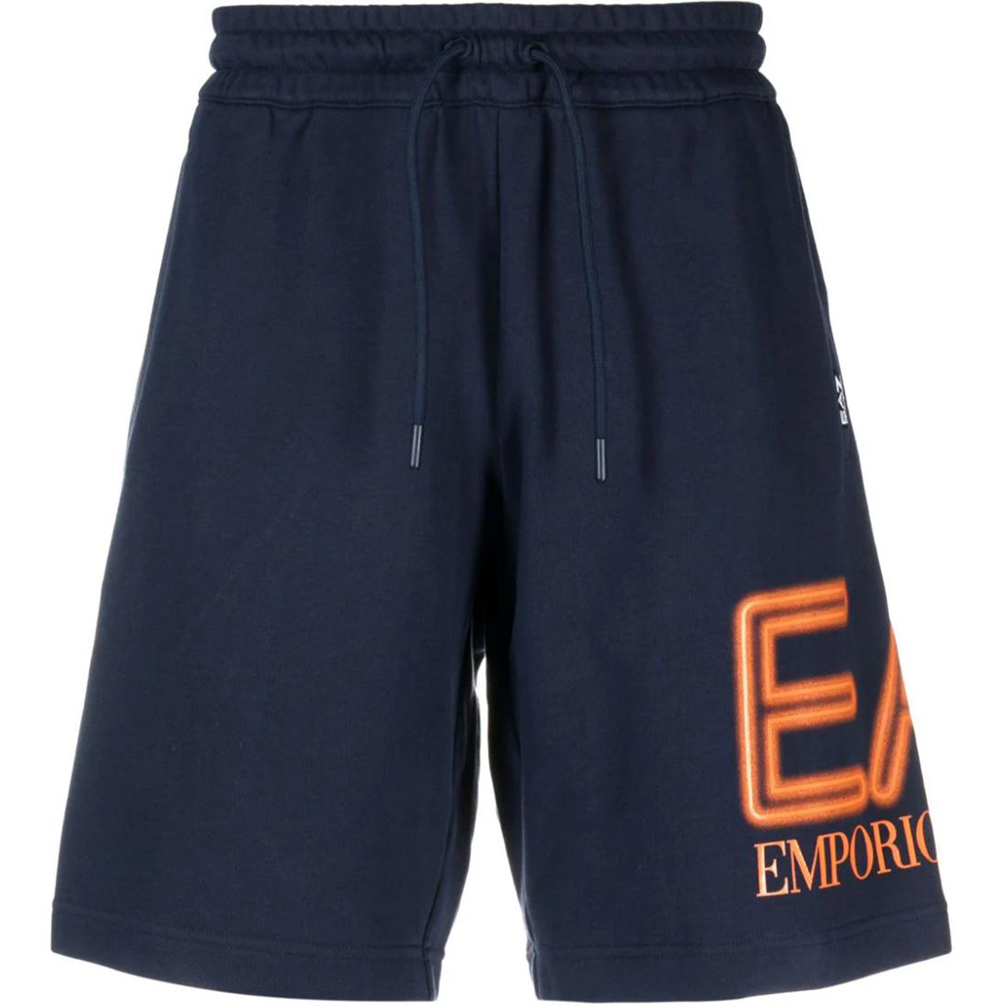 EMPORIO ARMANI Raised-logo Cotton Track Shorts