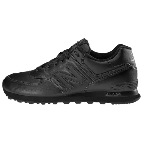 574 New Balance 'Triple Black Leather'