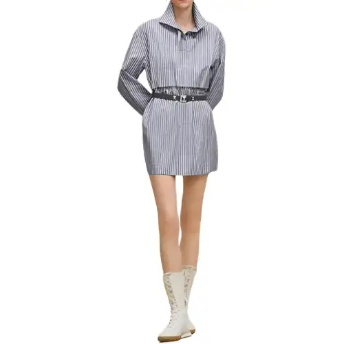 HERMES FW25 Long Sleeved Dress Women's