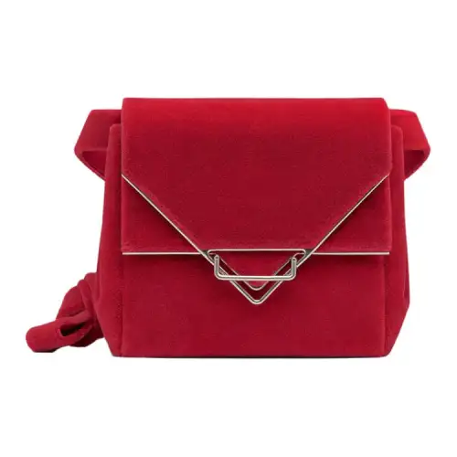 Bottega Veneta Polyester Crossbody Bag, Shoulder Bag Women's Red
