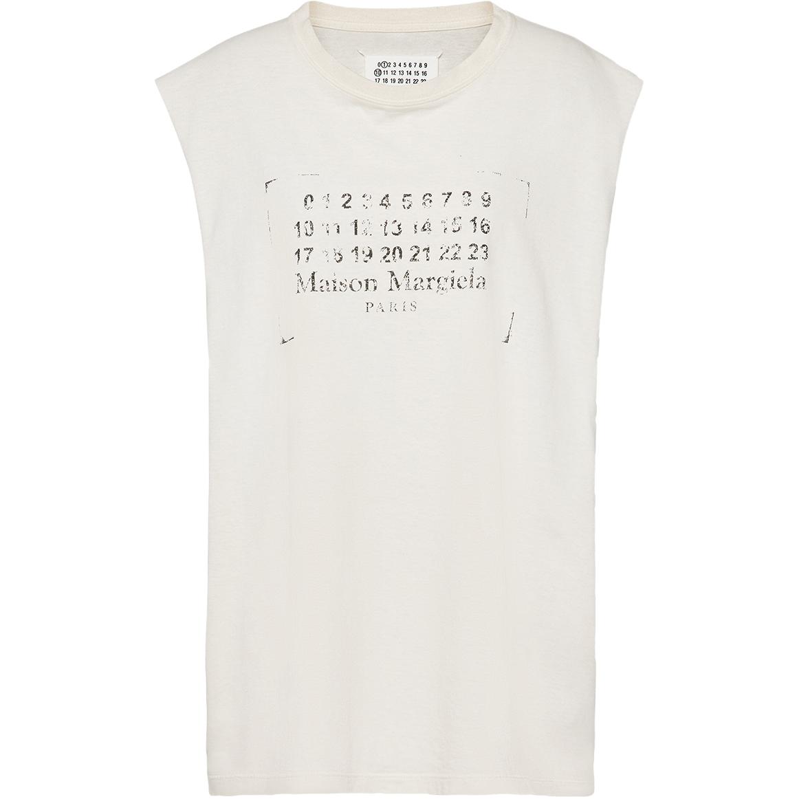 Женская майка Maison Margiela (белая)