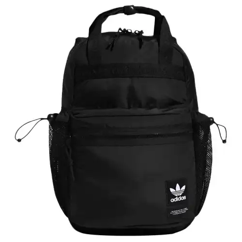 Adidas Originals Trefoil Polyester Handbag Backpack Regular Unisex Black