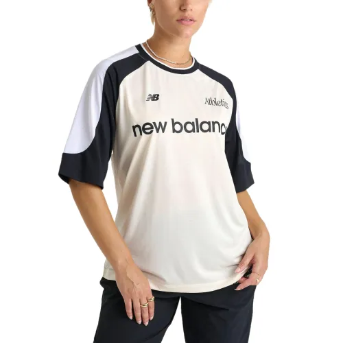 New Balance T Shirts Women's White Crew Neck