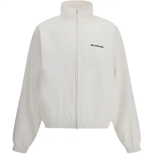 Balenciaga logo-detail zip-up jacket