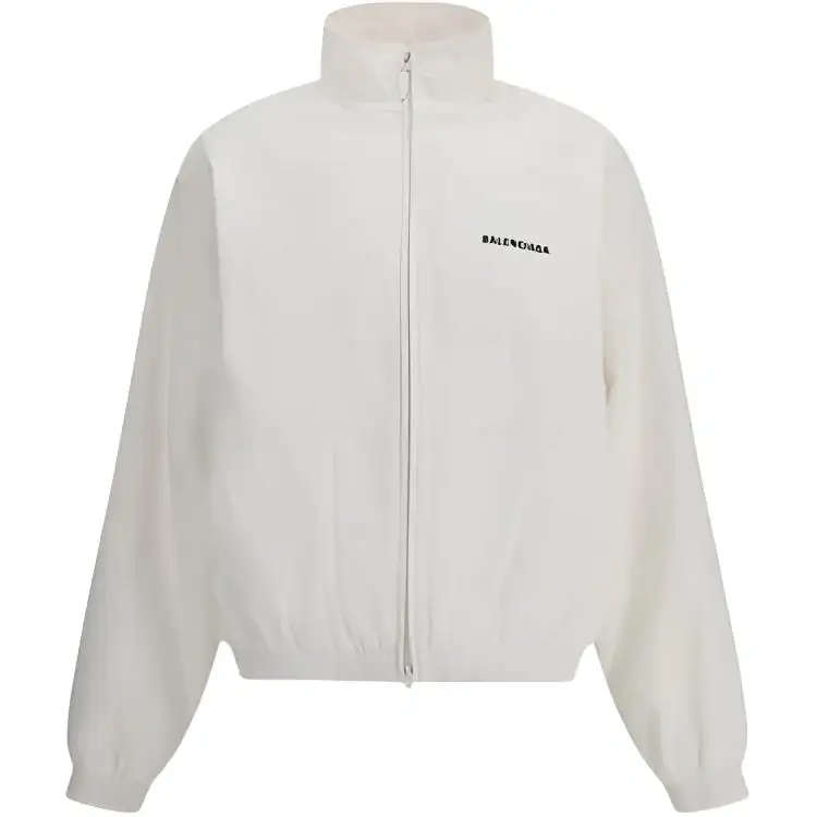 Balenciaga logo-detail zip-up jacket