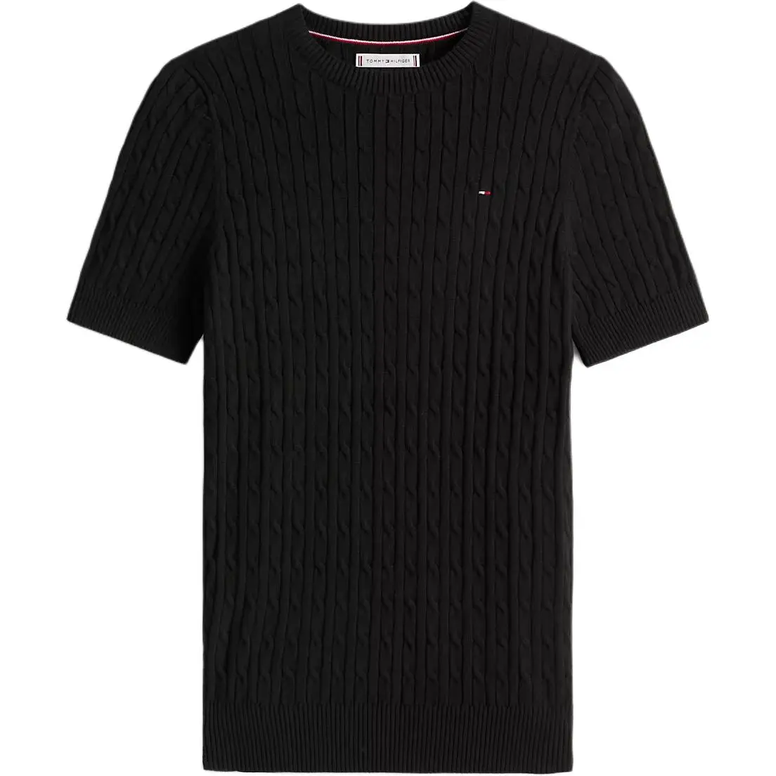 Tommy Hilfiger Sweaters Women's Black Crew Neck Moderate Other