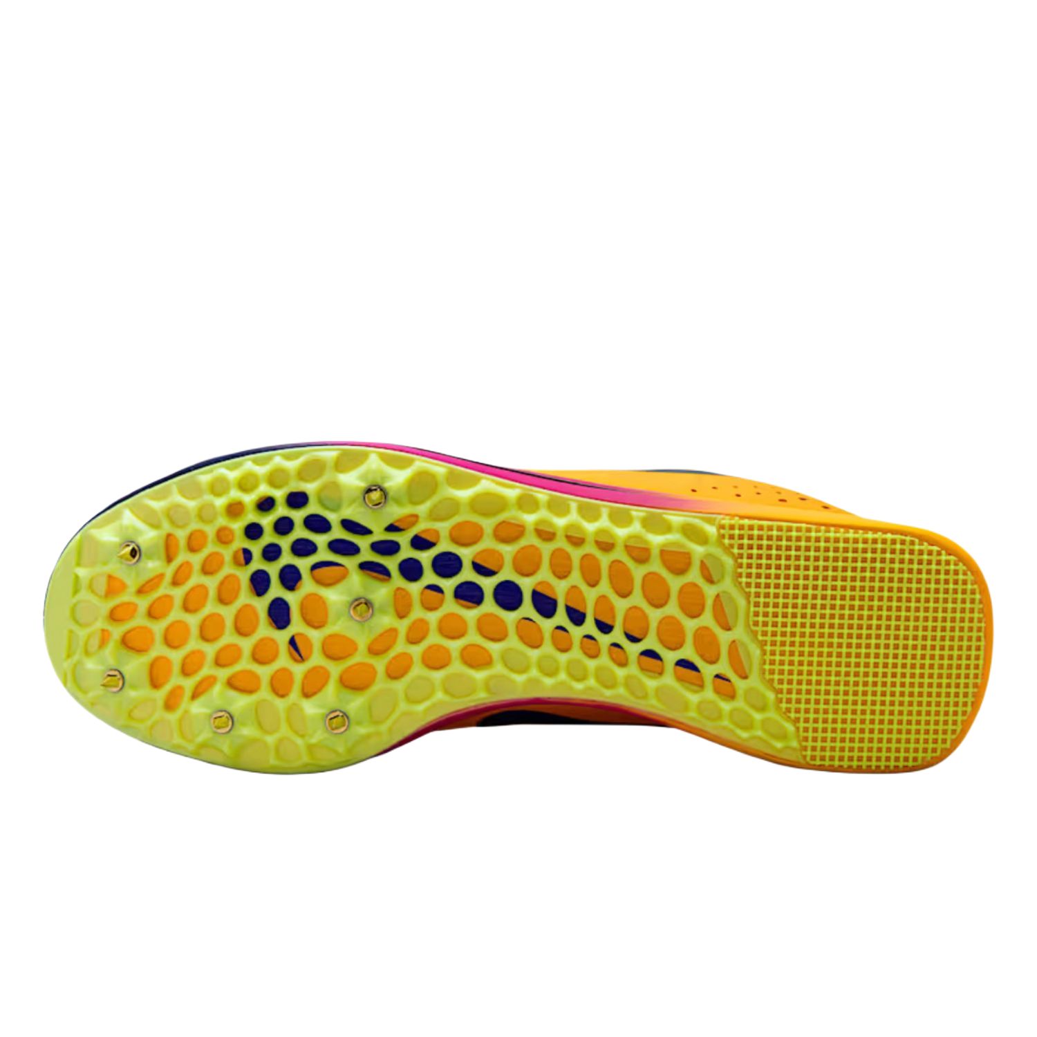 Nike Triple Jump Elite 3 Abrasion Resistant Low top Running Shoes Unisex Yellow Blue