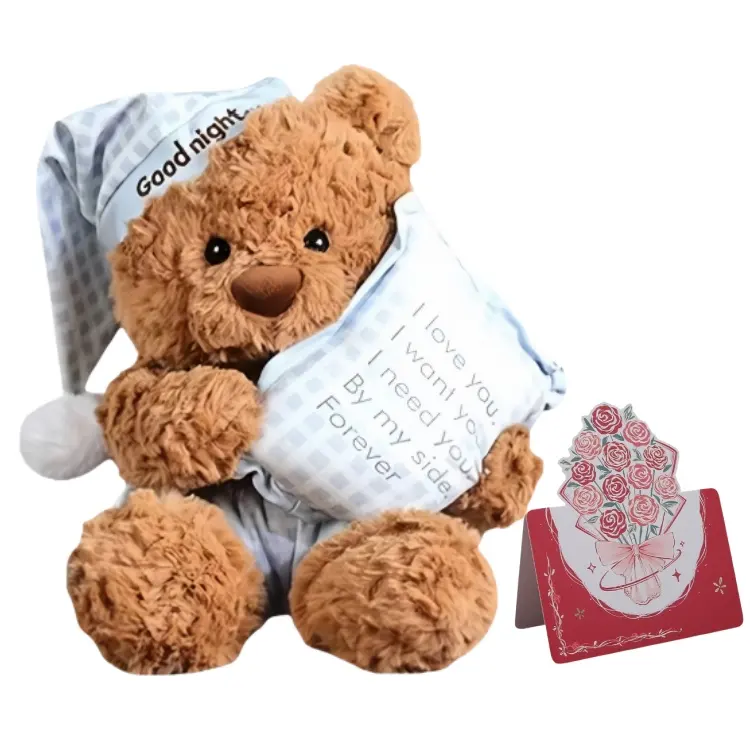Toy, cute pijama, appeases plush doll, with little bears, accompany and appease, 40
