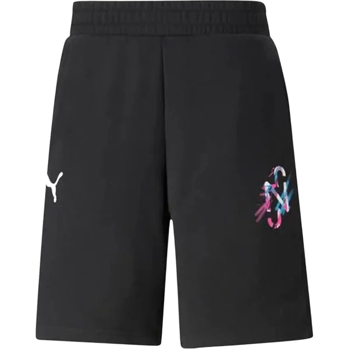 PUMA Casual Shorts Men's Black Moderate Straight Fit Pants