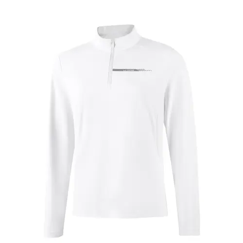 Li Ning T Shirts Women's Standard White Stand Collar Moderate Straight Fit
