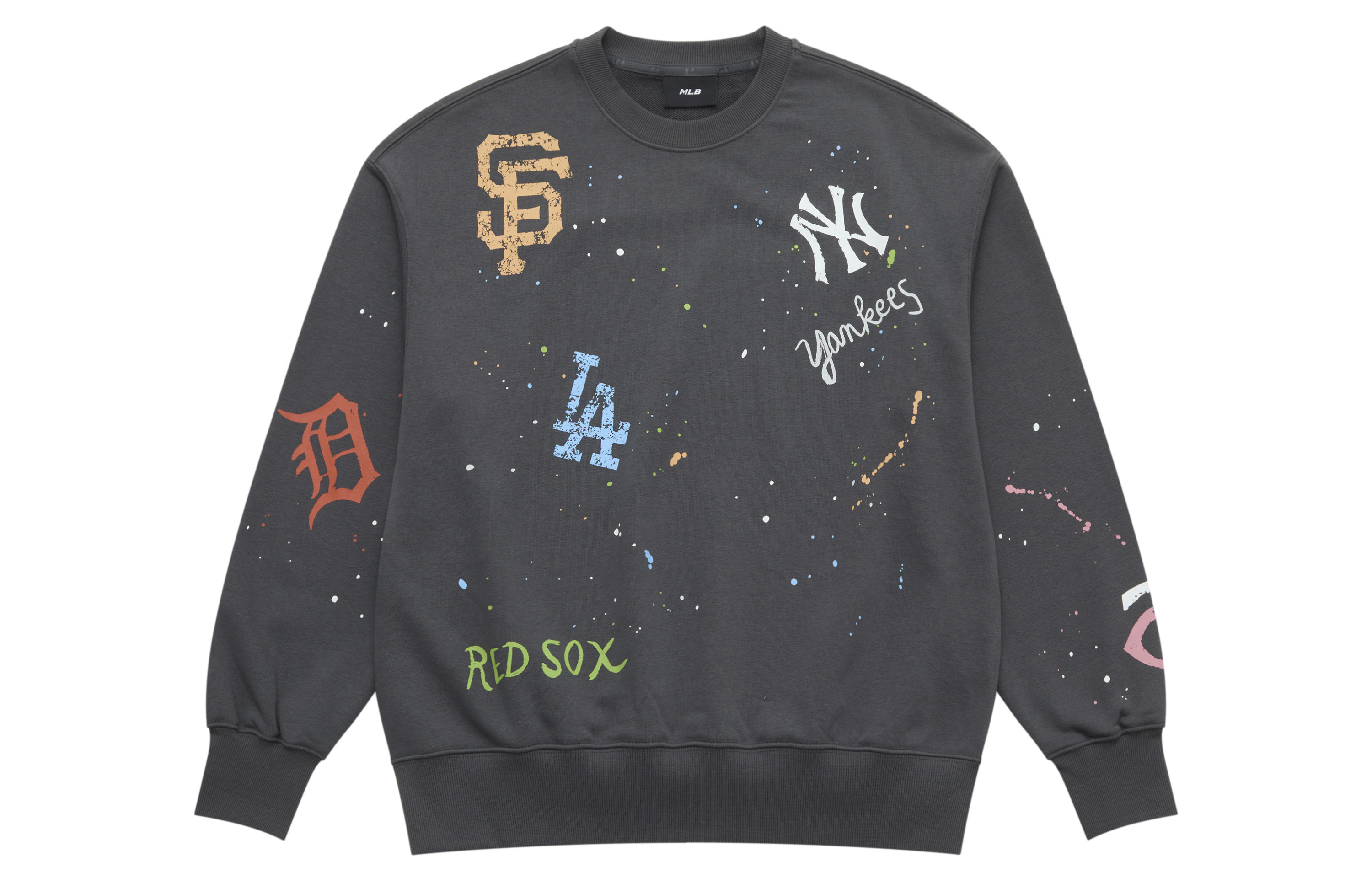 Свитшот MLB 25FW (серый уголь)