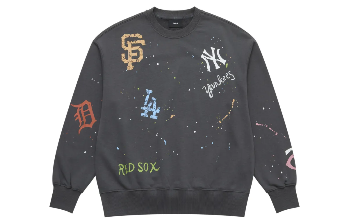 MLB 25FW Sweatshirt Unisex Standard Charcoal Gray