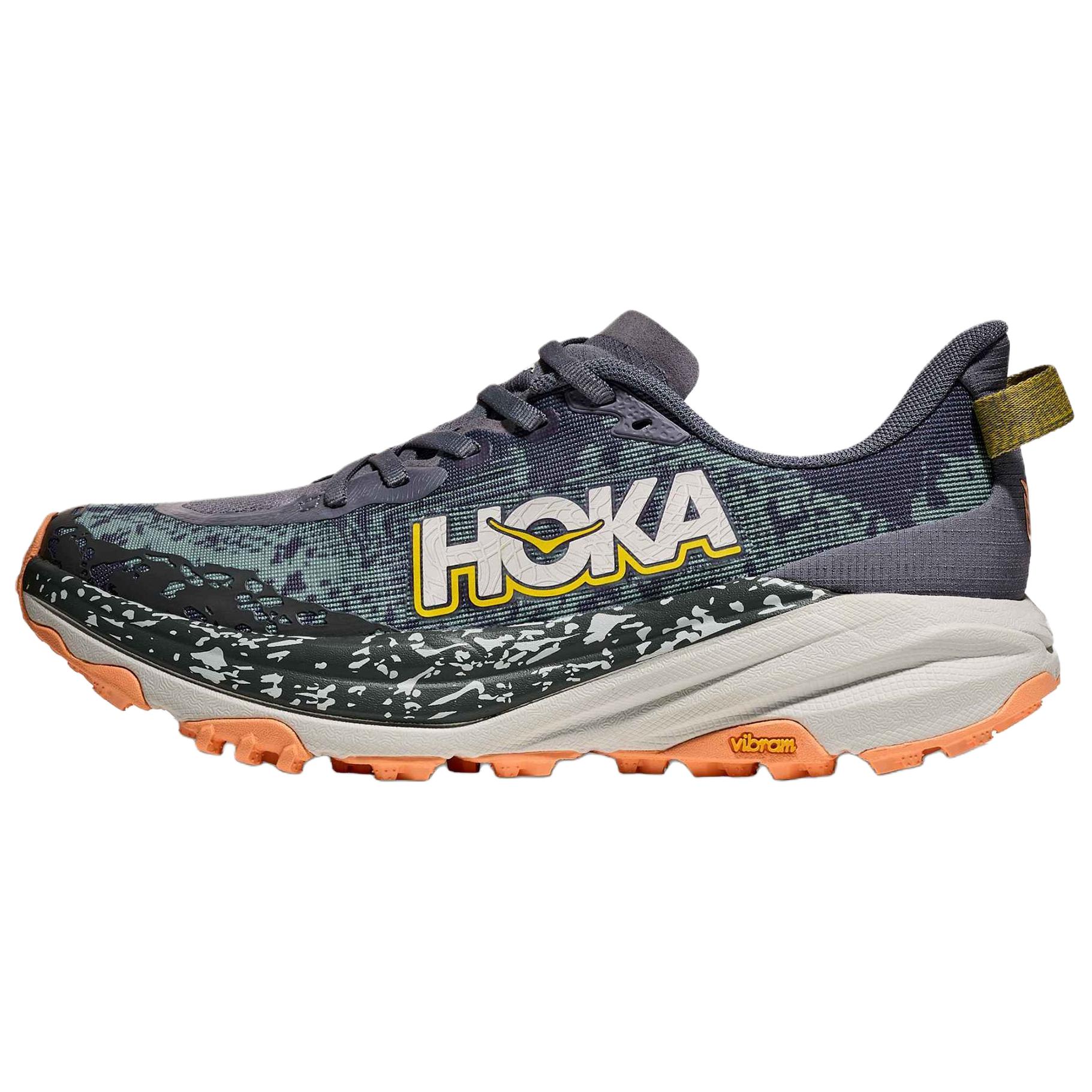 HOKA ONE ONE Speedgoat 6 Breathable Support Trail Running Shoes Women’s Gray