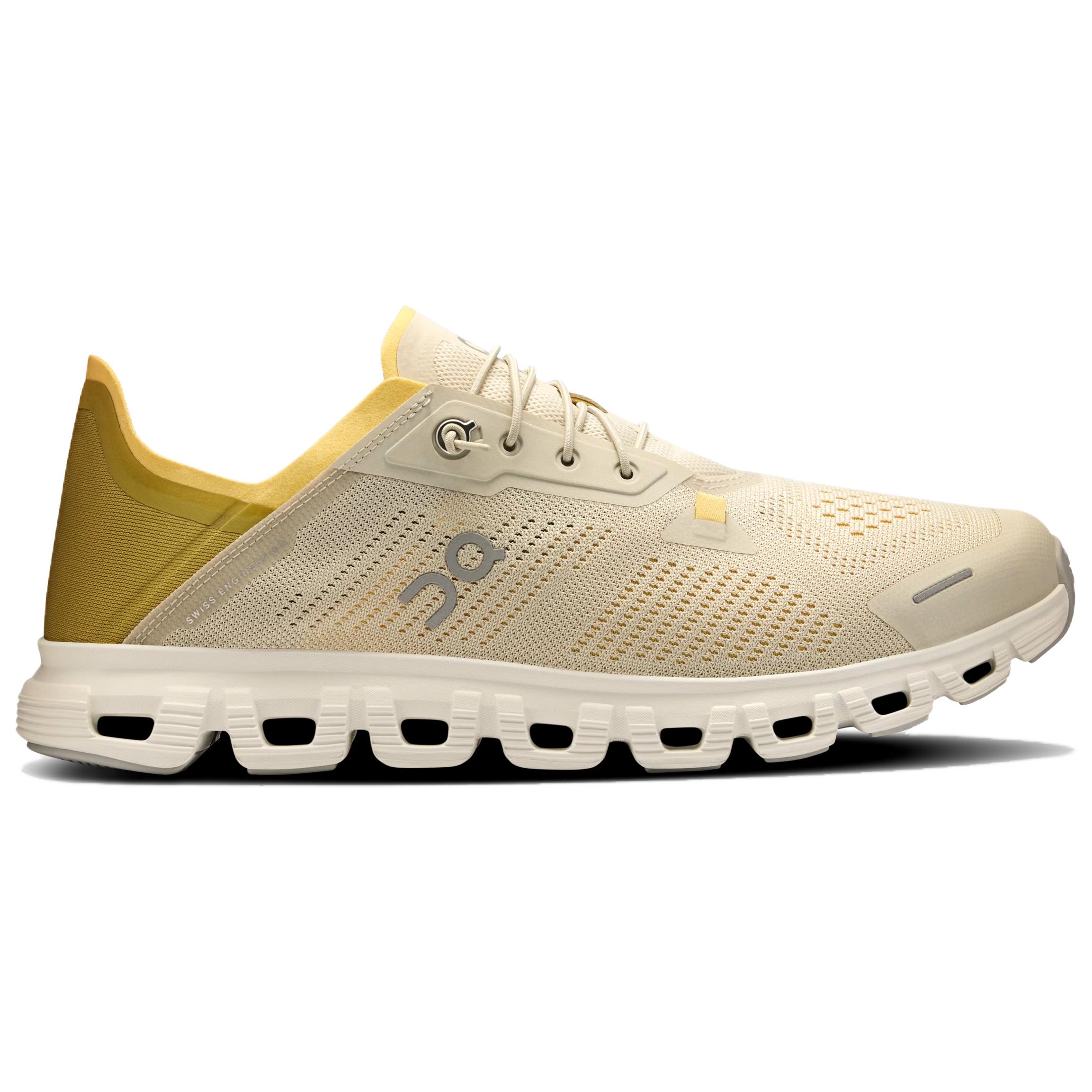 On Cloud 6 Casual Running Shoes Men’s Beige Yellow