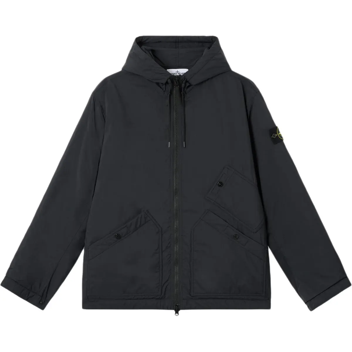 STONE ISLAND Zip Up Hooded Jacket