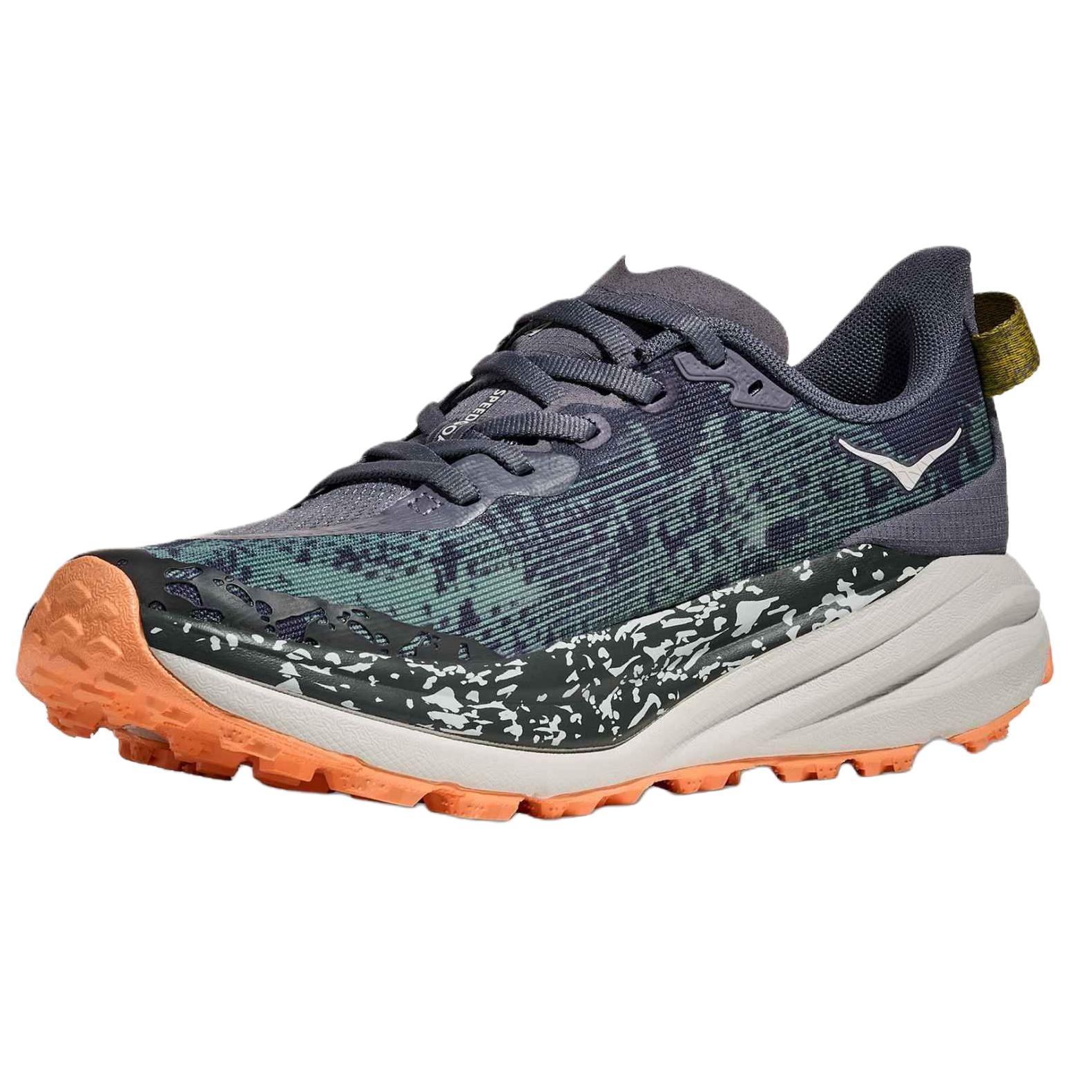HOKA ONE ONE Speedgoat 6 Breathable Support Trail Running Shoes Women’s Gray
