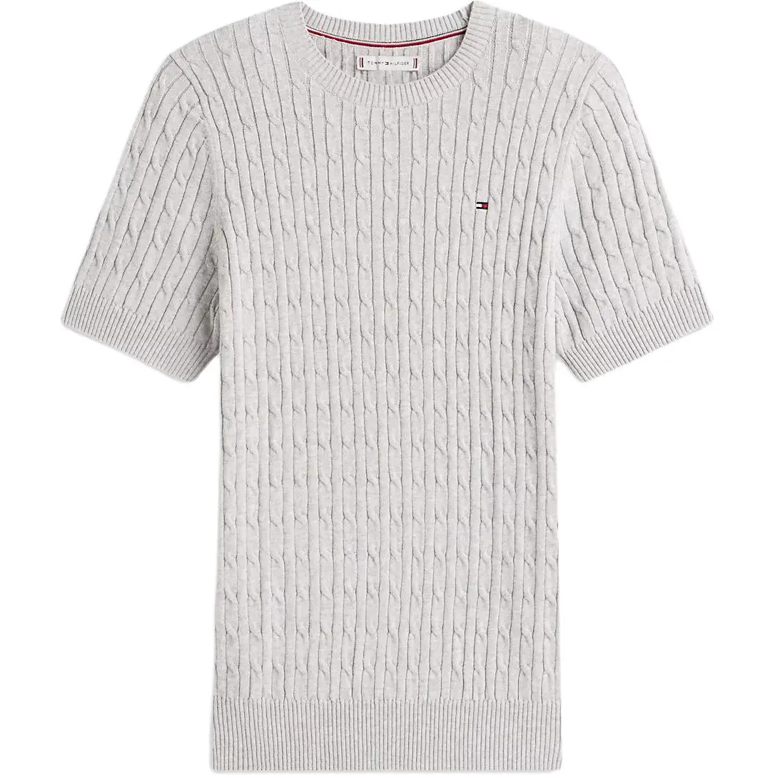 Tommy Hilfiger Sweaters Women's Gray Crew Neck Moderate Other