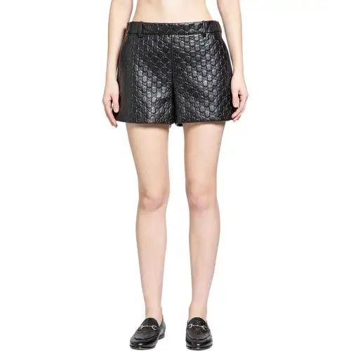 GUCCI Logo Embossed Shorts