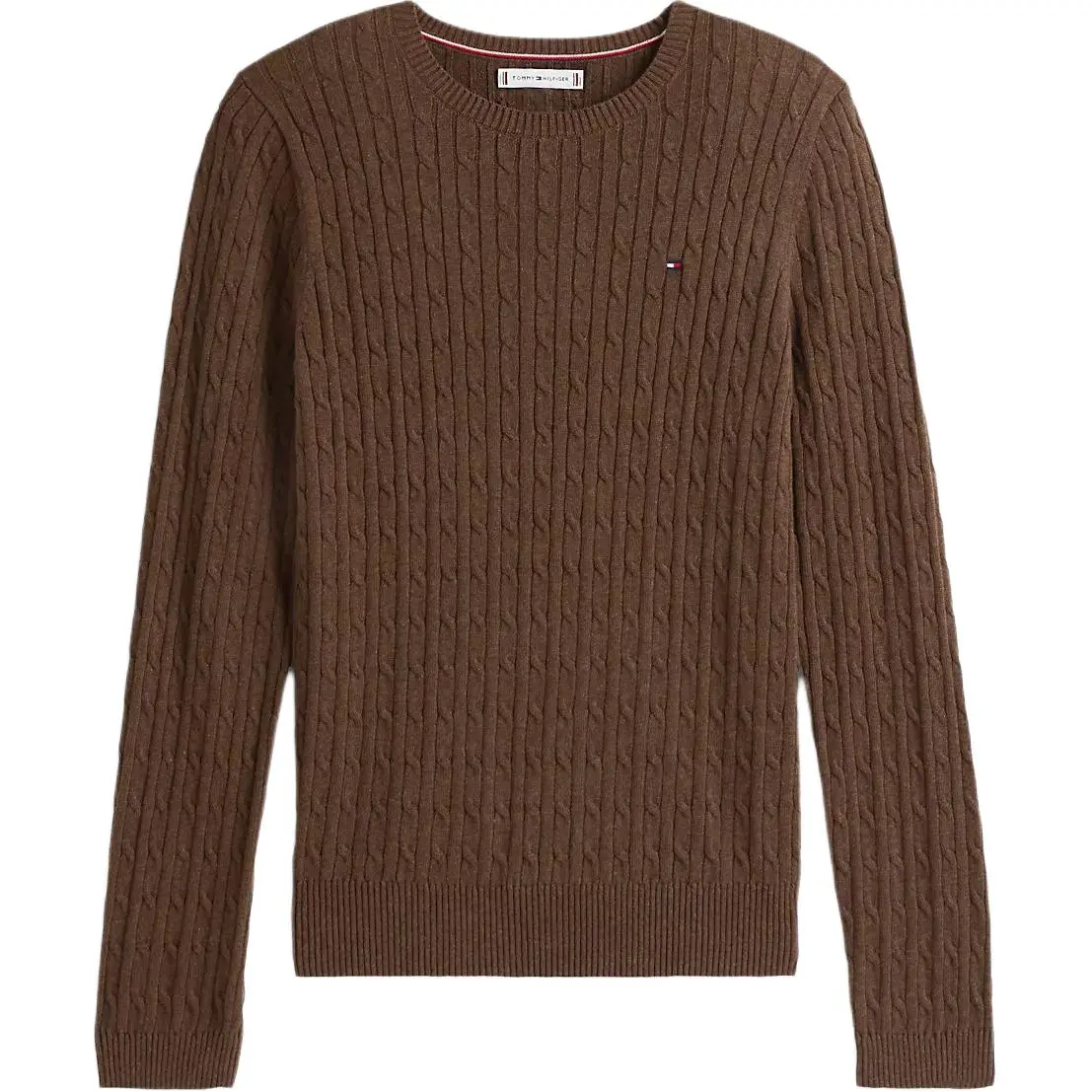 Tommy Hilfiger Sweaters Women's Brown Crew Neck Moderate Other