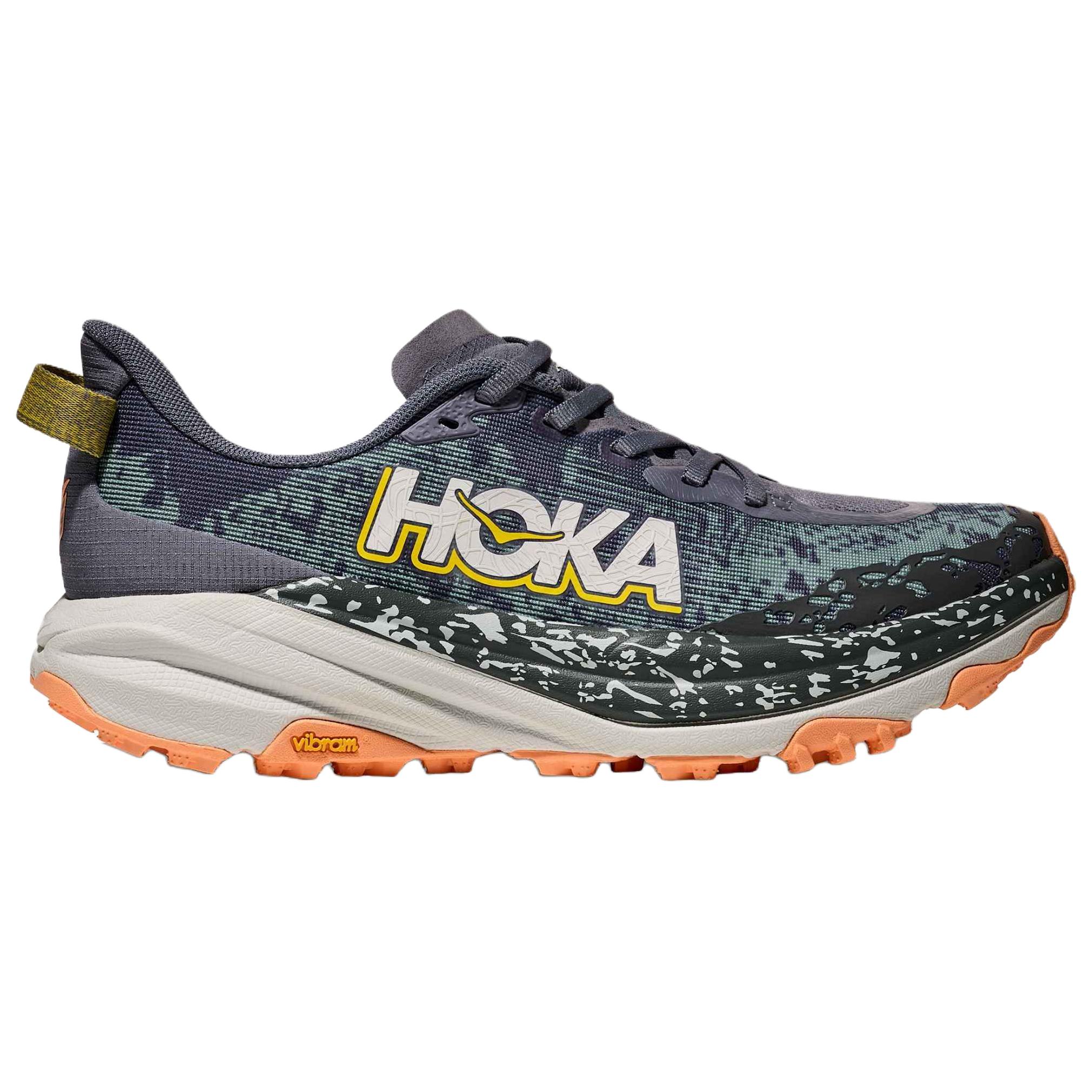 HOKA ONE ONE Speedgoat 6 Breathable Support Trail Running Shoes Women’s Gray
