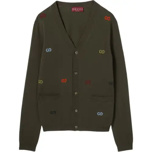 Gucci Button-Up V-Neck Cardigan