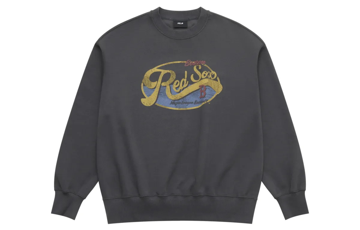 MLB Preppy Style Collection Boston Red Sox 25FW Sweatshirt Unisex