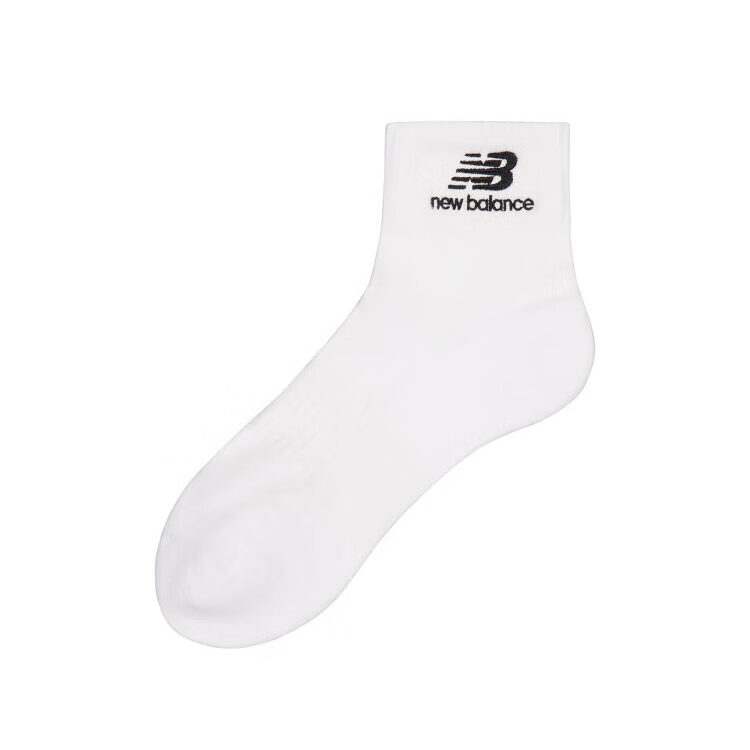 New Balance Ankle Socks Unisex 1 Pack White