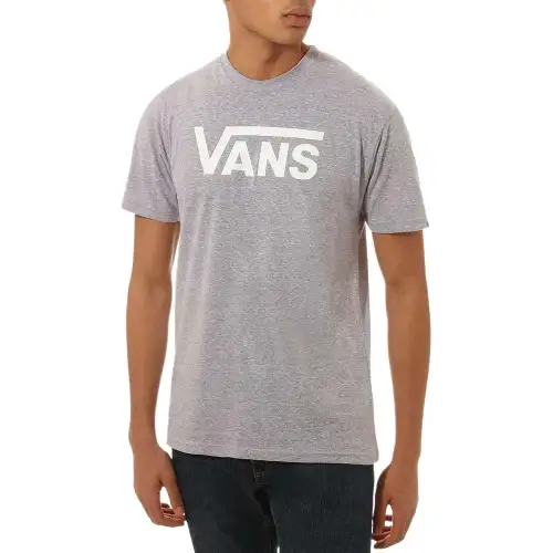 Vans T Shirts Men's Gray Crew Neck