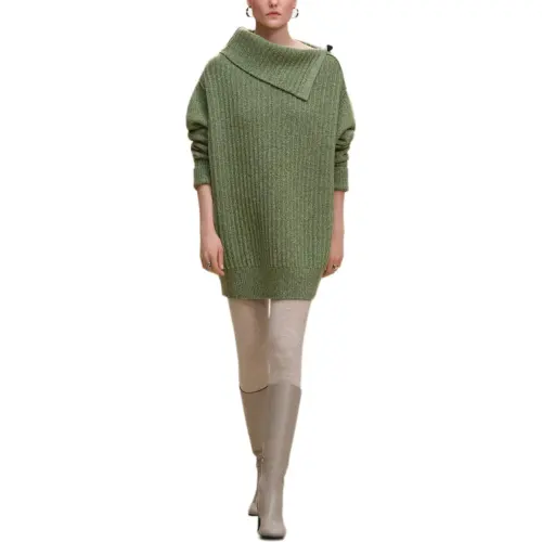 HERMES FW25 Long Sleeved Dress Women's