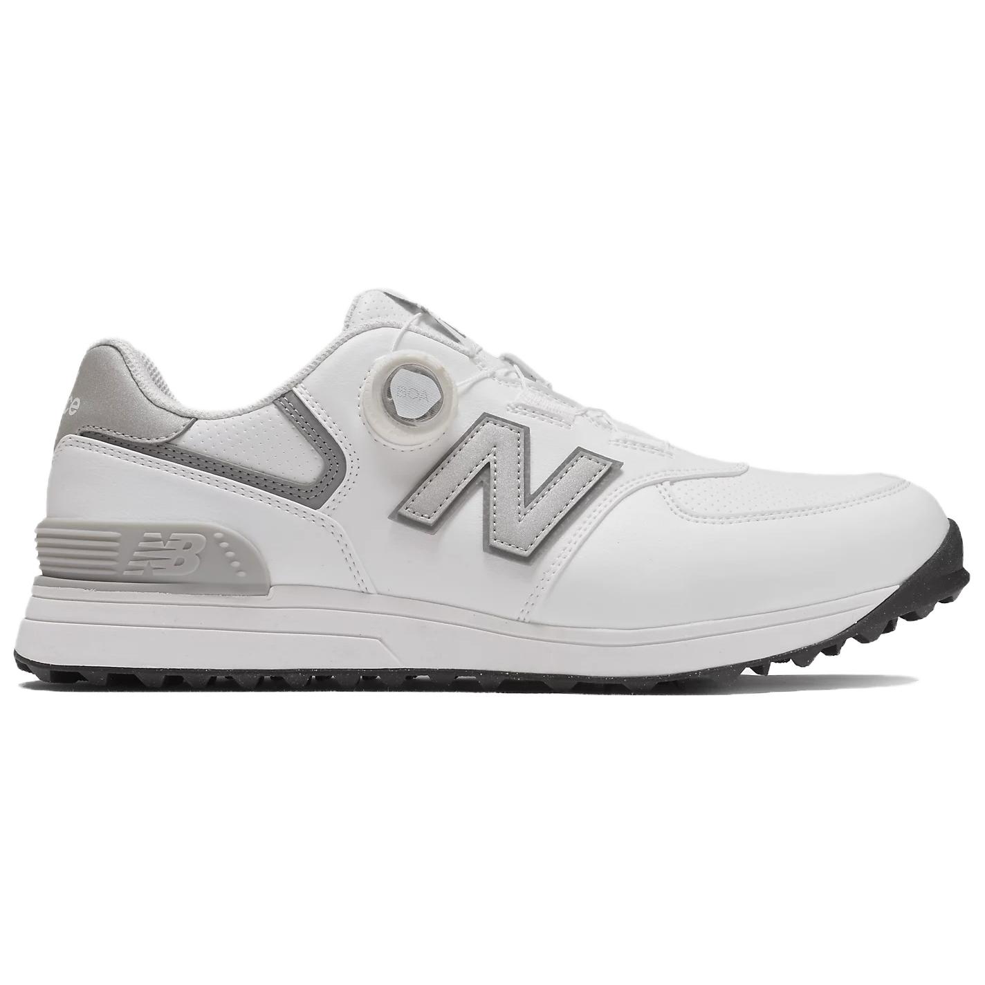 New Balance NB 574 Abrasion Resistant Abrasion Resistant Golf Shoes Men’s White Gray