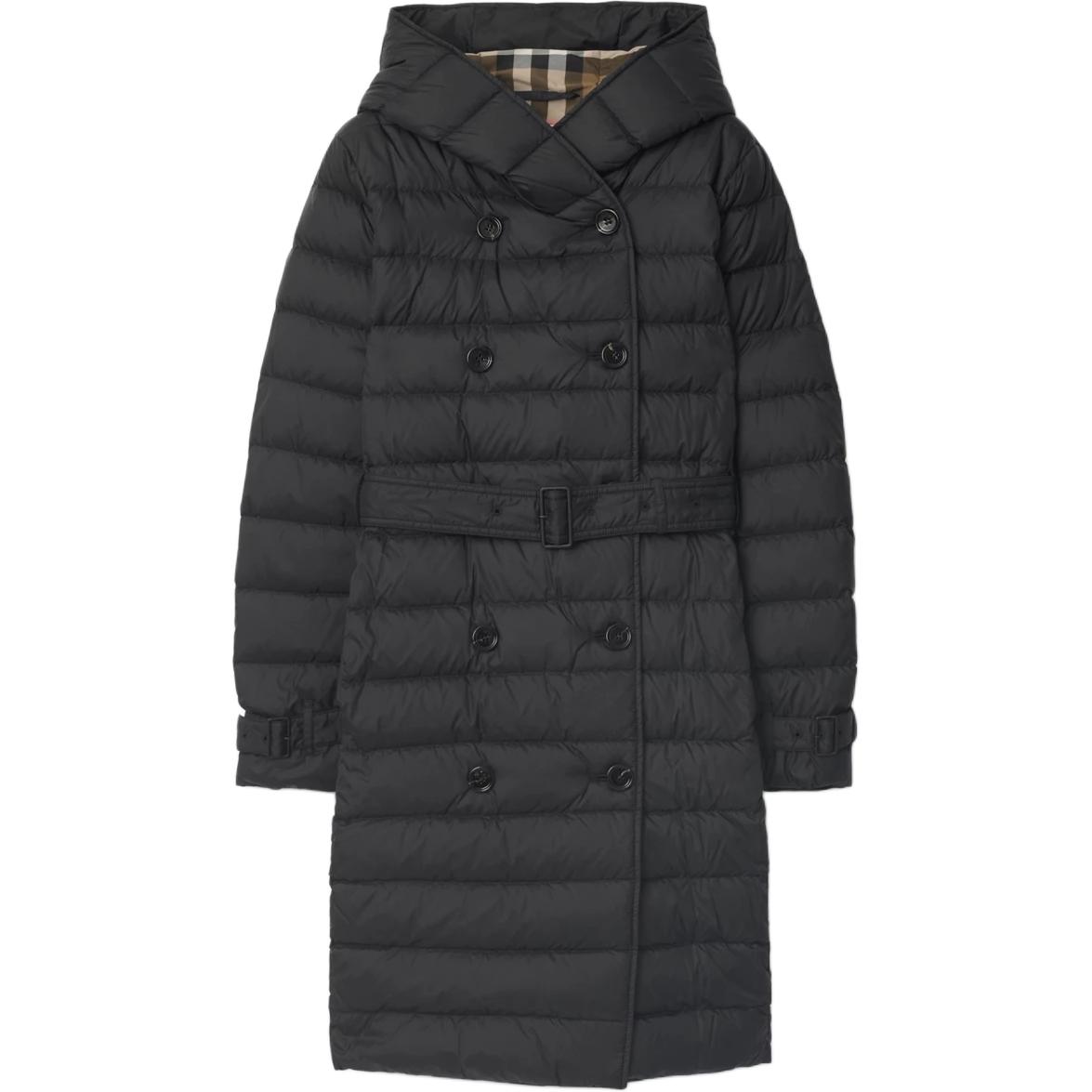 Женский пуховик Burberry (черный)
