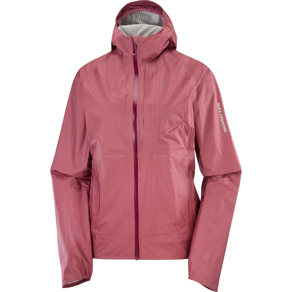 SALOMON Bonatti Jackets Women's Soft Pink Hooded (Non-detachable) Moderate Other