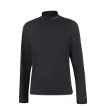 Li Ning T Shirts Women's Super Black Stand Collar Moderate Straight Fit