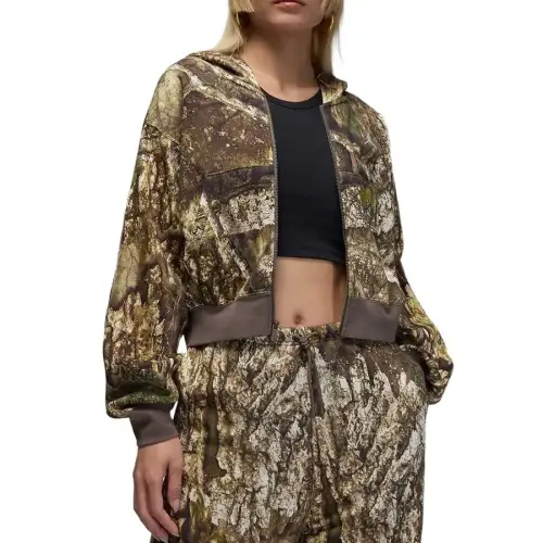 Jordan Brooklyn Fleece Women's Realtree Mod Crop Full-Zip Hoodie