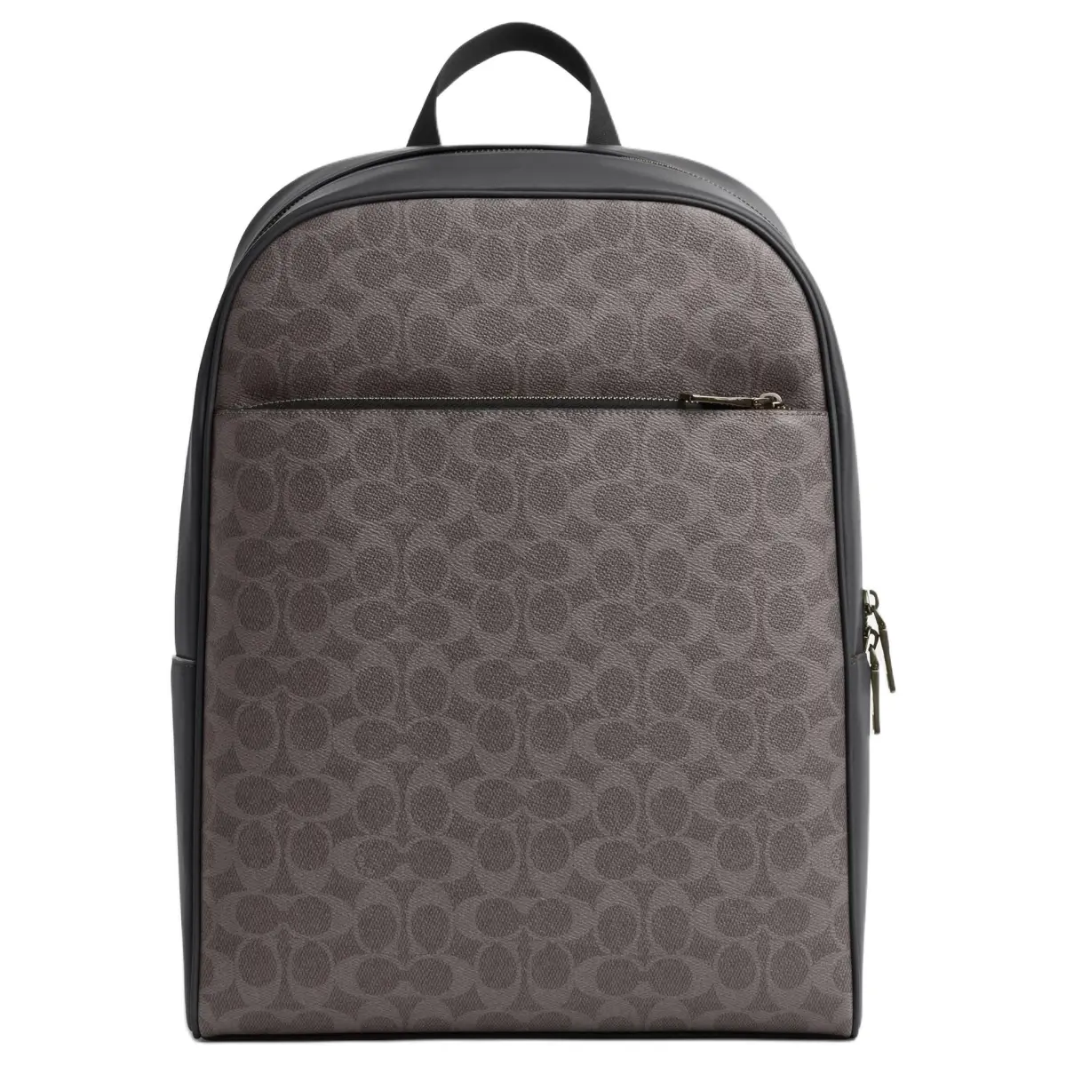 COACH Cow Leather With Artificial Leather Backpack Large Unisex Gray