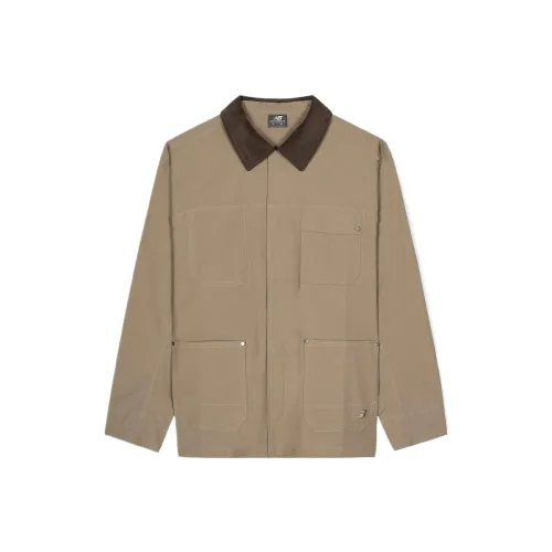 New Balance Jackets Men's Khaki Lapel Moderate Other