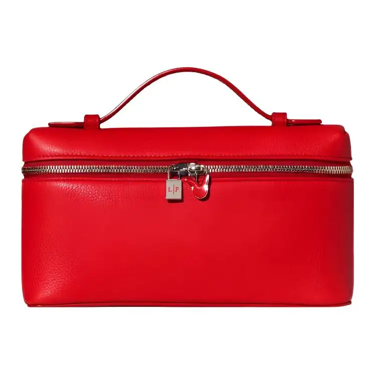 Loro Piana Calfskin Shoulder Bag, Crossbody Bag, Handbag Women's Fire Red