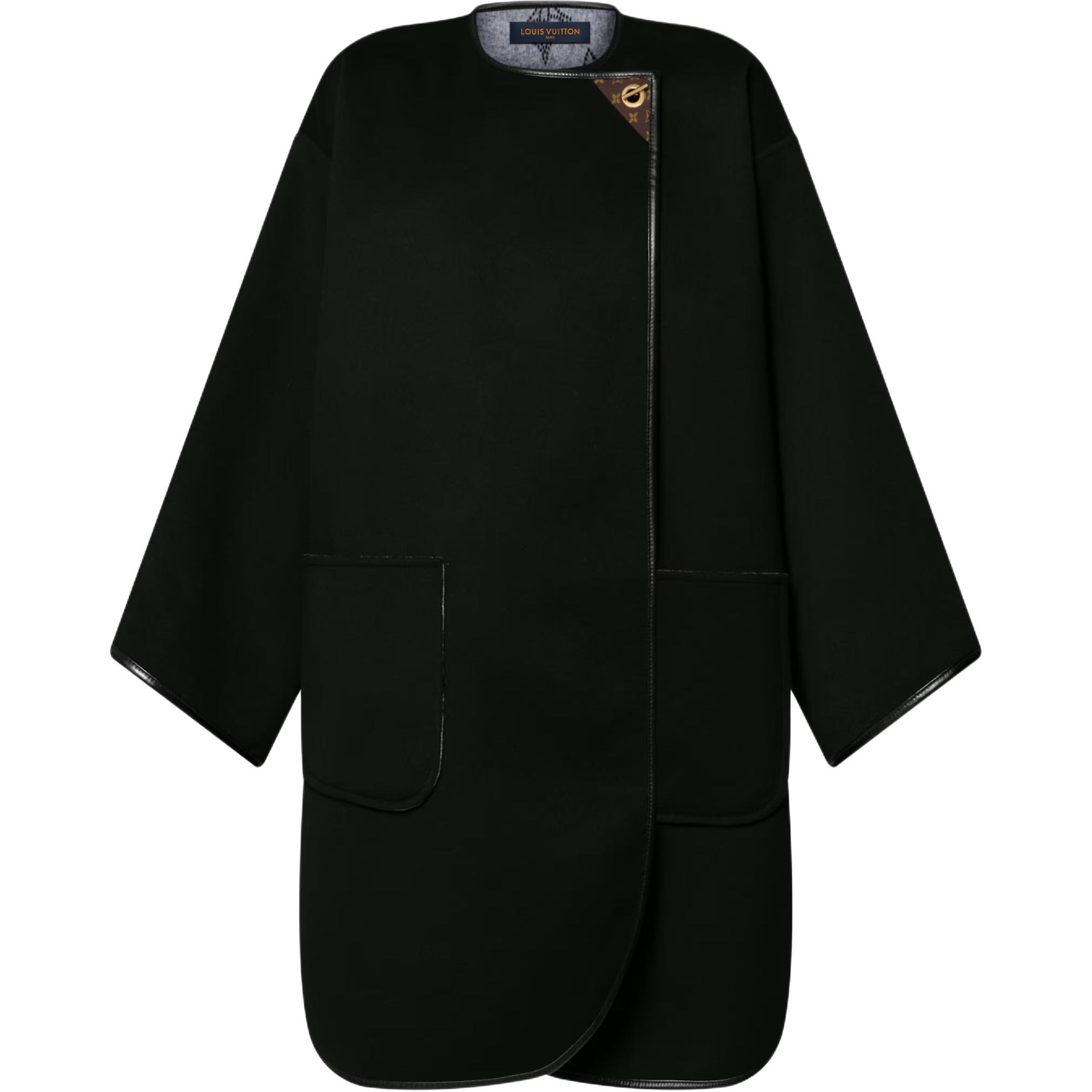 Женское пальто Louis Vuitton September Coat (серое)