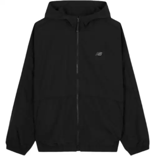 New Balance Sweatshirts Men's Black Hooded Moderate